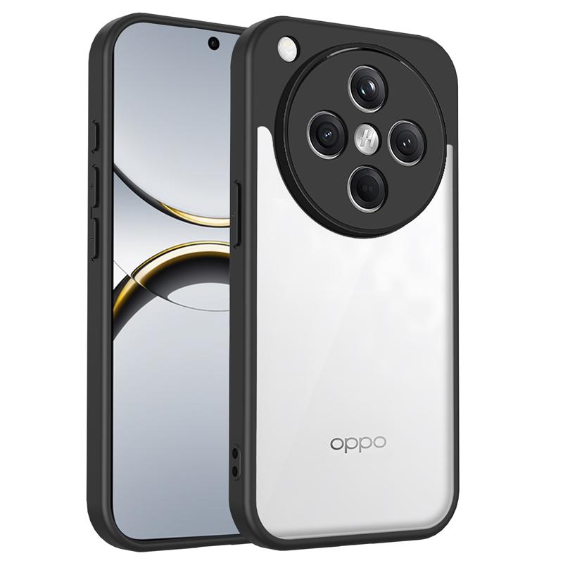 Transparent Silicone Case For Oppo Find X8 Pro FindX8 PC Back TPU Bumper Shockproof Clear Phone Cases Cover