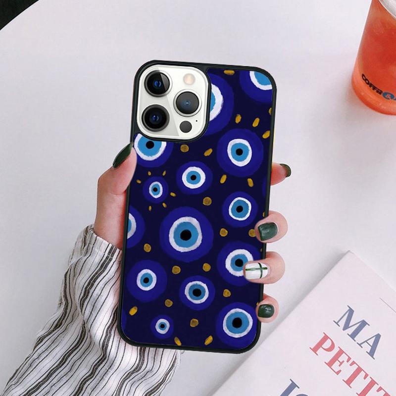Evil eye Phone Case For iPhone 17 Air 14 13 12 16Pro Max 15 11  Plus Max Cover Shell coque