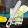 Lemon Zest Peeler Tool Zester For Cocktails Stainless Steel Multifunctional Kitchen Gadget Silver