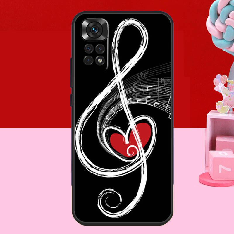 

Music Note Symbol Piano Case For Xiaomi Redmi Note 13 12 11 10 14 15 Pro Plus Redmi 15 C 14C 10C 12C 13C Soft Cover Redmi 10