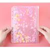 Glitter Sequins PVC File Storage Bag Zipper A5/A6 Inner Pocket File Holder Binder Storage Pouch