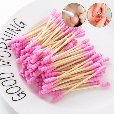 100pcs Pack Double Head Cotton Swab Women Makeup Cotton Buds Tip For Nose Ears Cleaning Health Care #468936