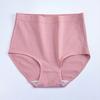 Women Panties Solid Color Abdomen Lady Mesh Stretchy Briefs for Postpartum