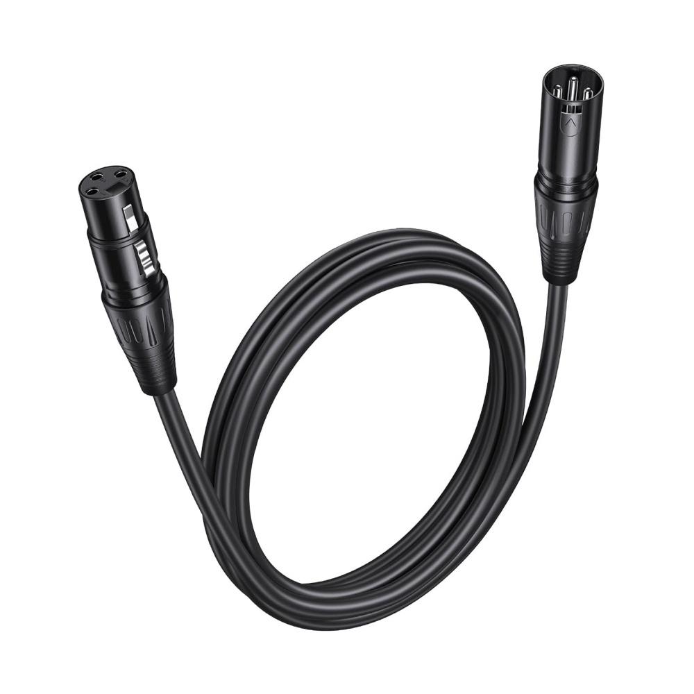 

Premium XLR Cable 1.5M Male to Female Microphone Cable For Speaker Podcast Audio