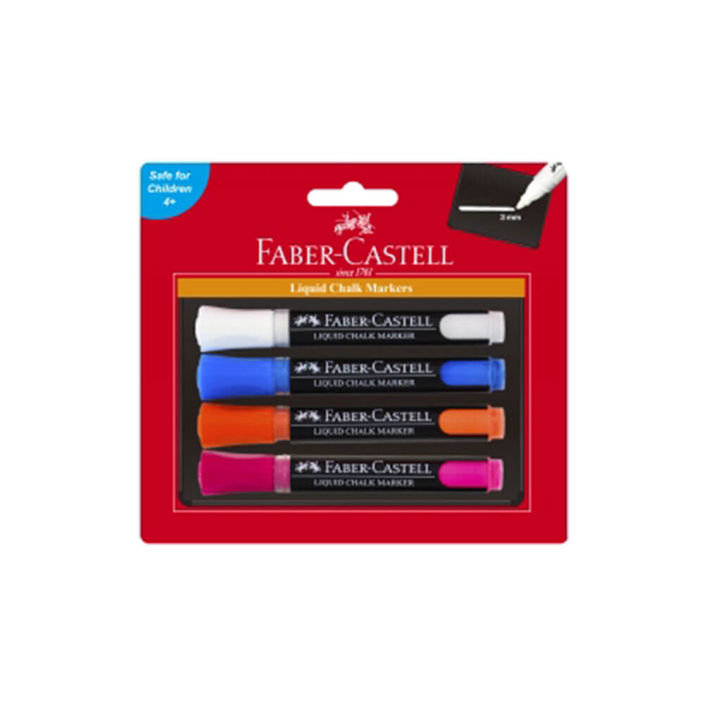 Faber-Castell Flüssigkreidemarker Sortiert (4 Stück)