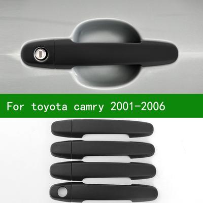 FOR 2001-2006 TOYOTA CAMRY Black Car Door Handle Cover Trim 2002 2003 2004