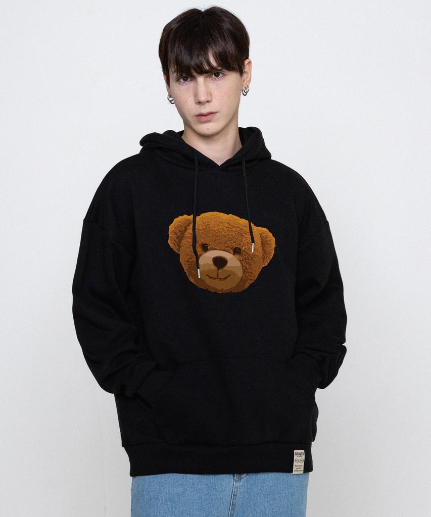 [Unisex] Big Of Bear Hoodie_Black