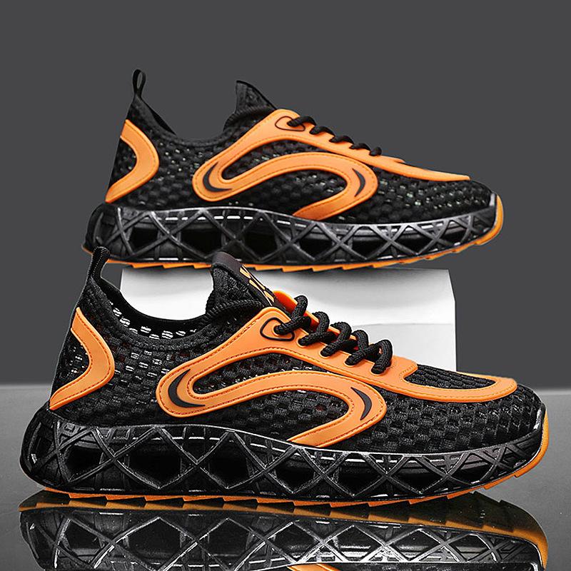 Men's Summer Versatile Low-top Versatile Mesh Shoes Outdoor Casual Comfortable Breathable Lazy Shoes