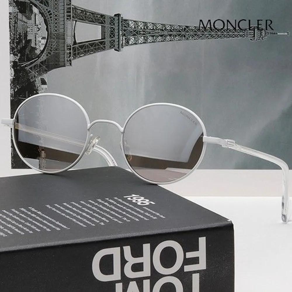 Sunglasses ML0057 21C White Silver Semi-mirror