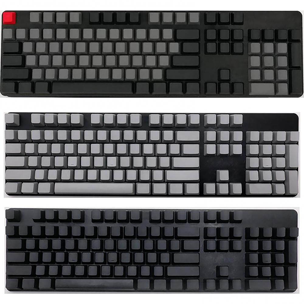 Universal Mechanical Keyboard Mechanical Keycaps 108Pcs PBT Lightproof No Letters Key Caps Replacement For Cherry MX Keycaps