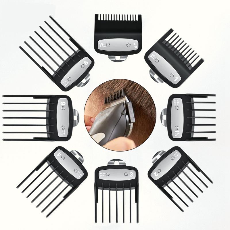 4/8Pcs Professional Barber Hair Clipper Guide Combs For Trimmer Attachment Hair Cutting Guide Replacement Set Limited Comb Salon