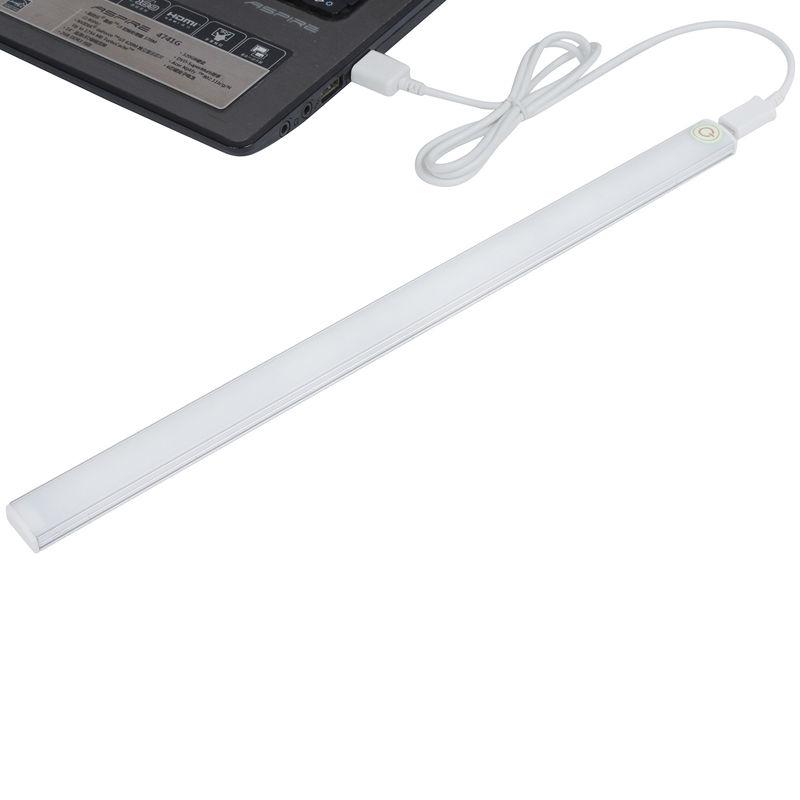 Portable LED USB Touch Switch Light Desk Table Study Reading Lamp Home Use White