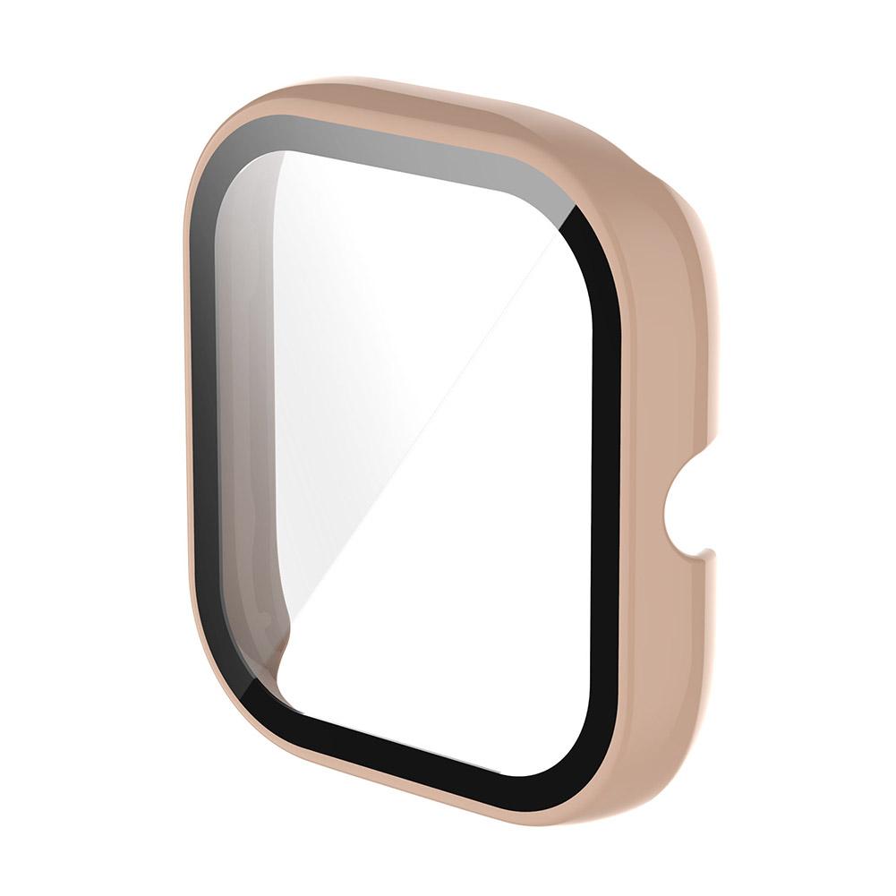 

Для Amazfit GTS 2 Mini PC Case + закаленное стекло Smart Watch Screen Protector Cover для Huami Amazfit GTS2 Mini Case Bumper Shell розовый