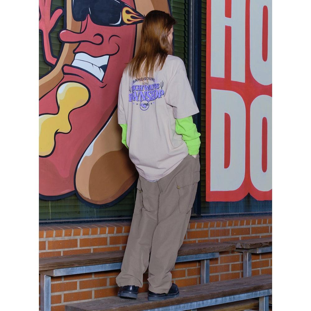 Saendeusaundeu Setup Cargo Pants Khaki
