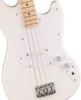 Squier by Fender Fender Squier Electric Bass Squier Maple White Arctic White Soft Case Included Sonic™ Bronco™ Bass, Fingerboard, Pickguard,