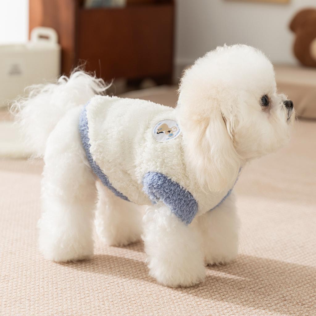 Autumn and Winter Pet Clothes Cat Puppy Dog Warm Thickened Two-legged Clothes
