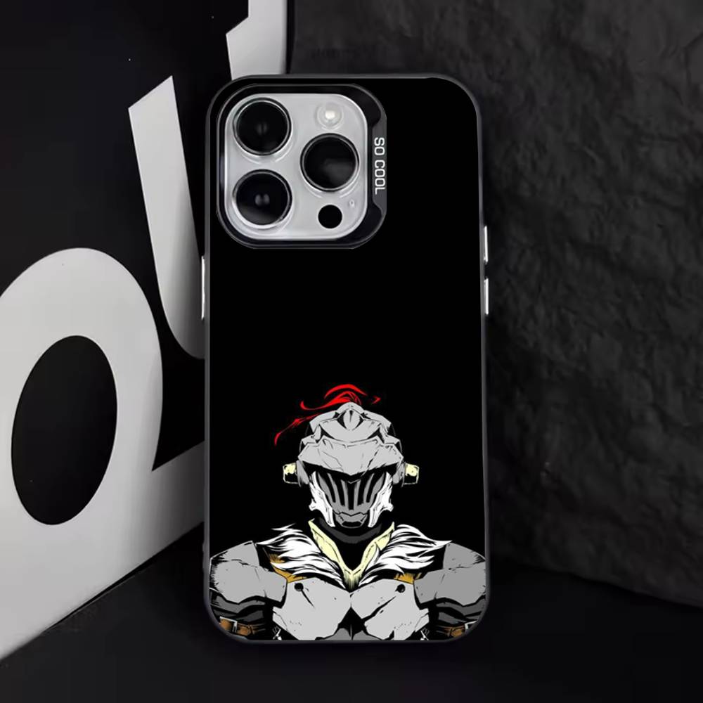 

Чехол для телефона G-Goblin S-Slayer для iPhone 16,15,14,13,12,11,8,7,Pro,Max,Plus,Mini,XS,SE Противоударный Черный Матовый Жесткий iPhone13mini