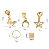25pcs Dread Locks Hollow Out Hair Ring Butterfly Hair Braid Tubes Dreadlocks Beads  Men