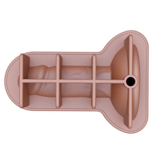 Ice Cube Mold Non-stick Food Grade DIY Silicone Creative Penis Shape Whiskey Ice Ball Mold Tray Household Supplies