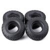 TRZX 1.9" 100mm Rubber Wheel Tire Upgrade Parts for 1/10 Axial SCX10 TRX4 D90 RC Crawler Car (4 Pieces)