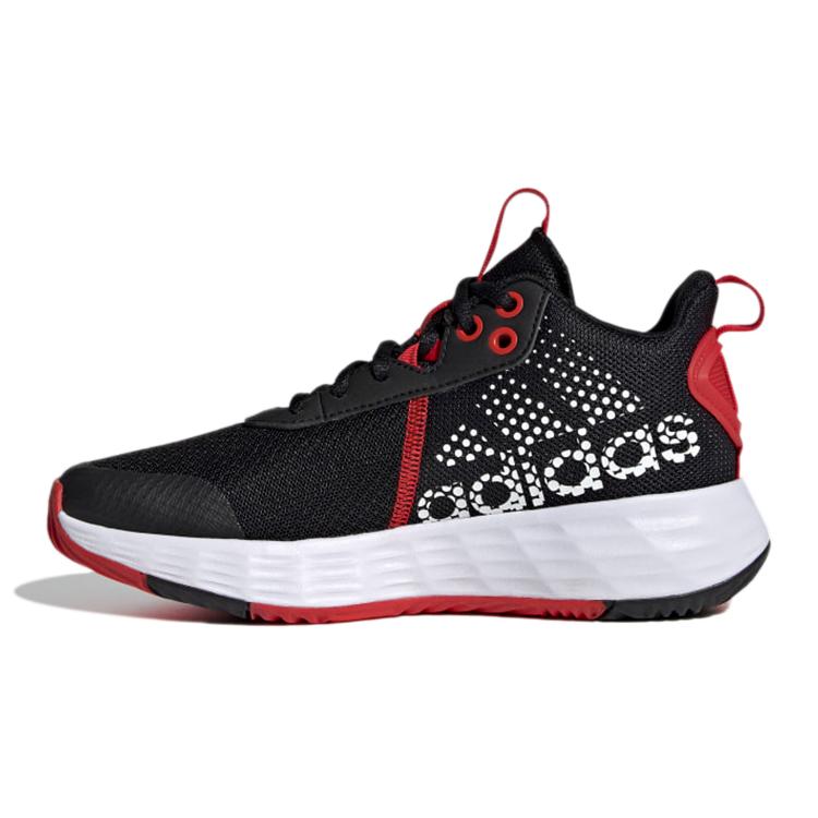 

Adidas OwnTheGame 2.0 K Slip Resistant And Breathable Low top Performance Basketball Shoes Black White Kids H01555 28