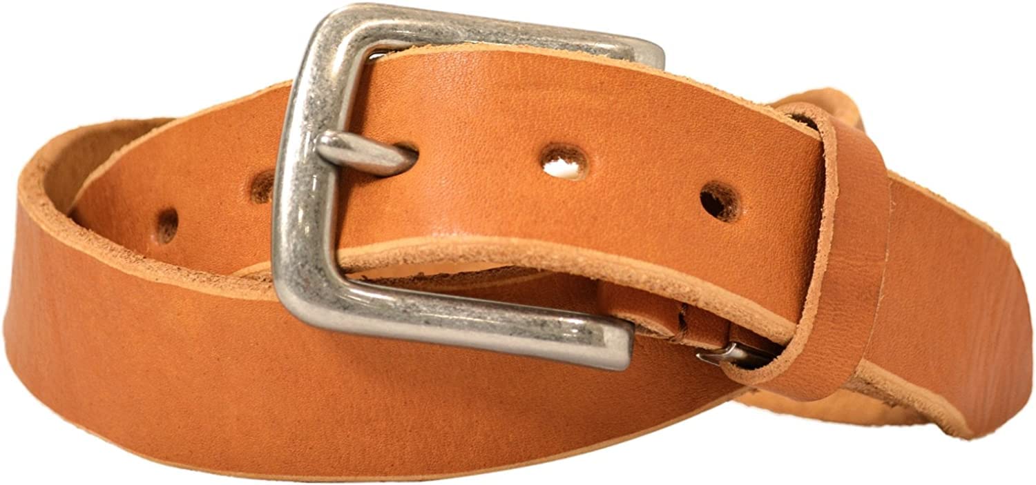 

atelierCODEL Повседневный кожаный ремень из кожи Точиги для мужчин, (Кэмел Браун)