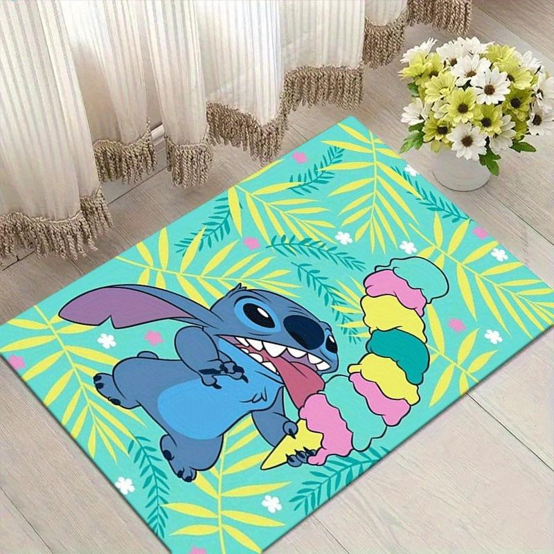

1pc Stitch Pattern Area Rug Soft Flannel Floor Mat for Living Room,Office,Bedroom and Carpet 60cm by 90cm