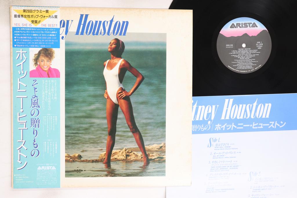 LP Record WHITNEY HOUSTON - Whitney Houston 25RS246 ARISTA 1985 Japan Obi Soul/Funk Used