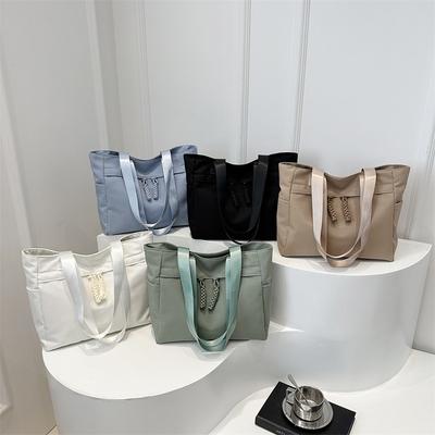 Simple Korean Version of Large-capacity Commuter Tote Bag, Winter New Light Fashion Casual Single Shoulder Underarm Women's Bag