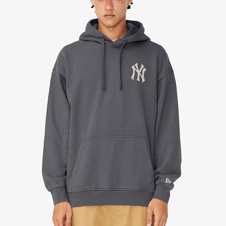 New Era MLB Series New York Yankees Back Print Hoodie Unisex hoodie Charcoal 13276323