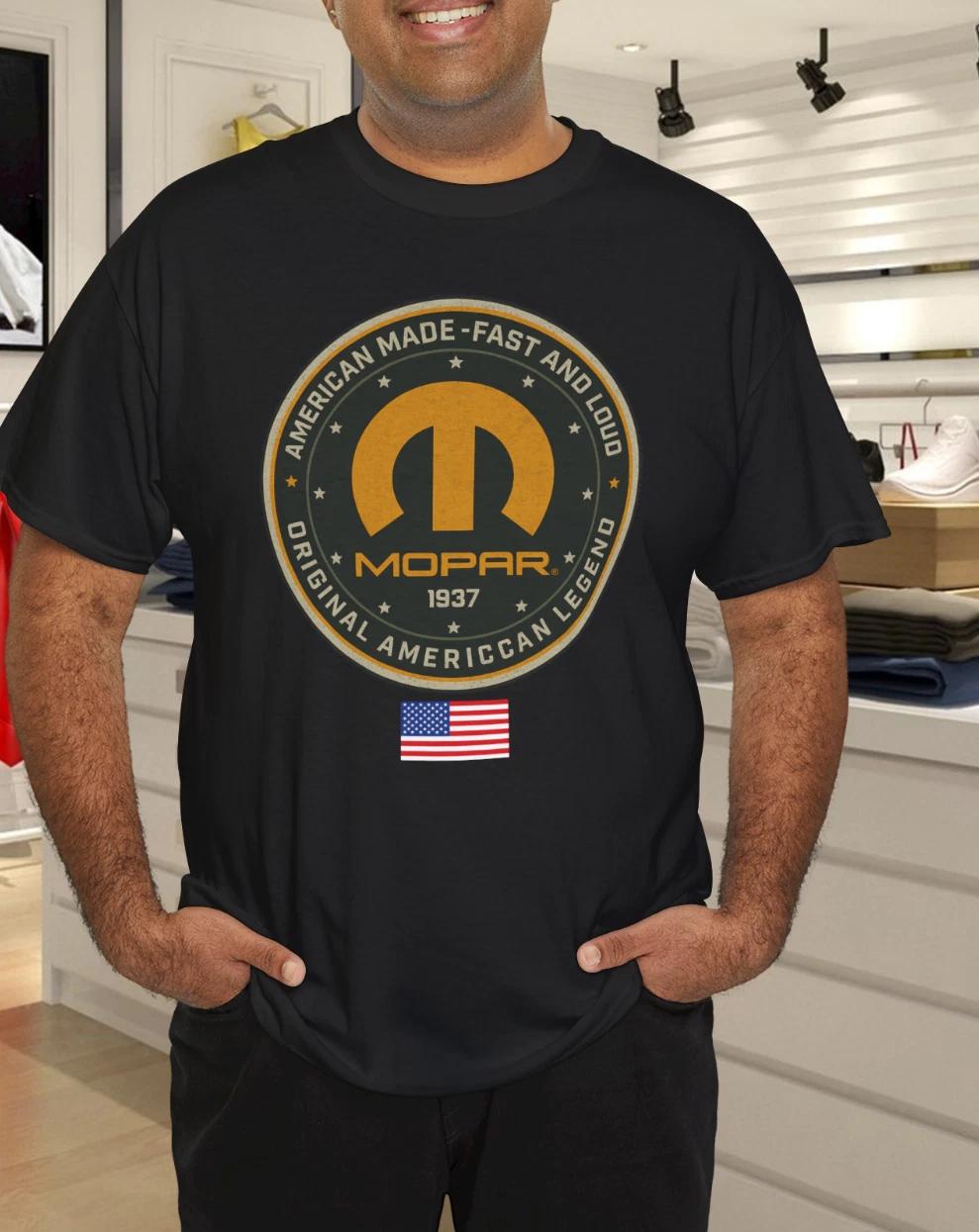 Mopar 1937 American Made Fast and Loud T-Shirt – Original American Legend Tee 3XL