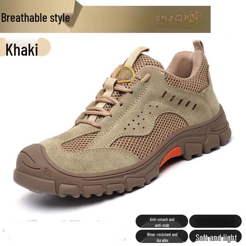 Bozong Men s Anti-Smash Puncture-Proof Safety Work Shoes 41