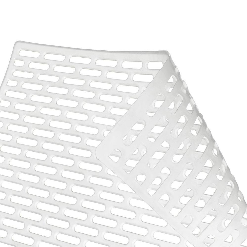 Sink Mat Rubber White Grid Insert Pad 33x28 cm