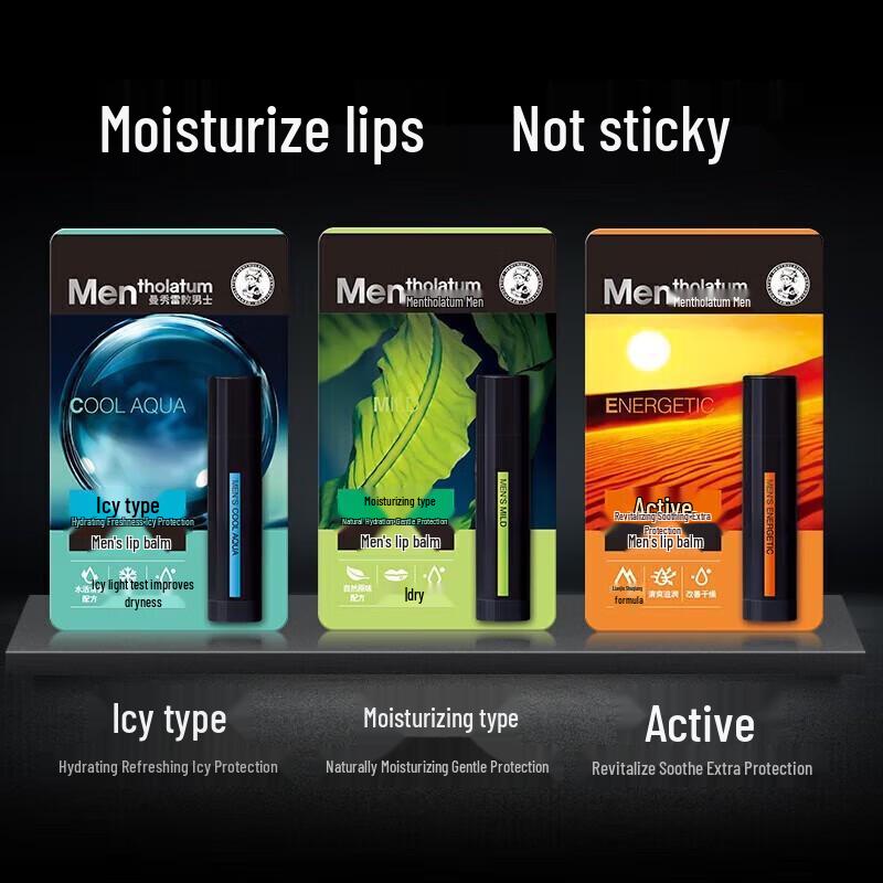 Mentholatum Men's Moisturizing Lip Balm