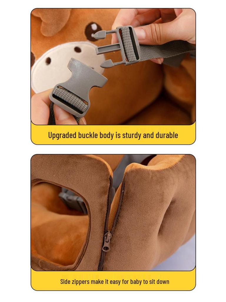 Baby Learning Chair - Plush High Chair Seat for 6-10 Months, Children's Sofa