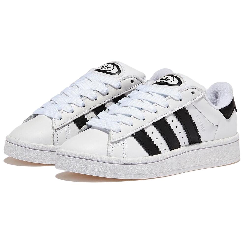 Adidas Originals Campus 00s Round Toe Lace-Up Shock Absorbing Durable Low-Top Skate Shoes Unisex Sneakers White IG8659