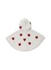 BABY Airy Moco Heart Poncho PBNT254435RED80
