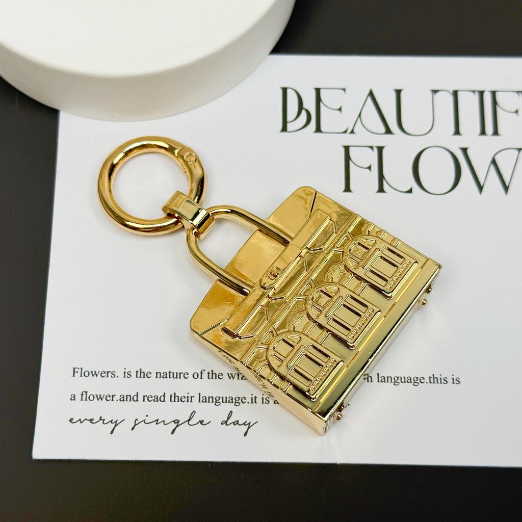 Nowy mini domek mała torba metalowa torba zawieszka biżuteria główka zamka zawieszka samochód zawieszka do samochodu brelok