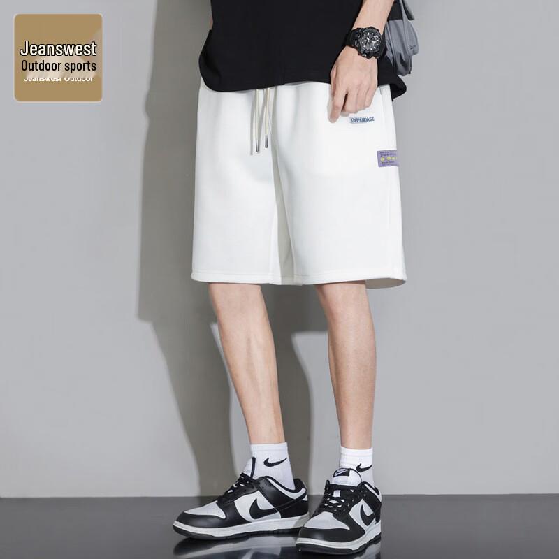 Jeanswest Men s Outdoor Summer Casual Shorts M белый