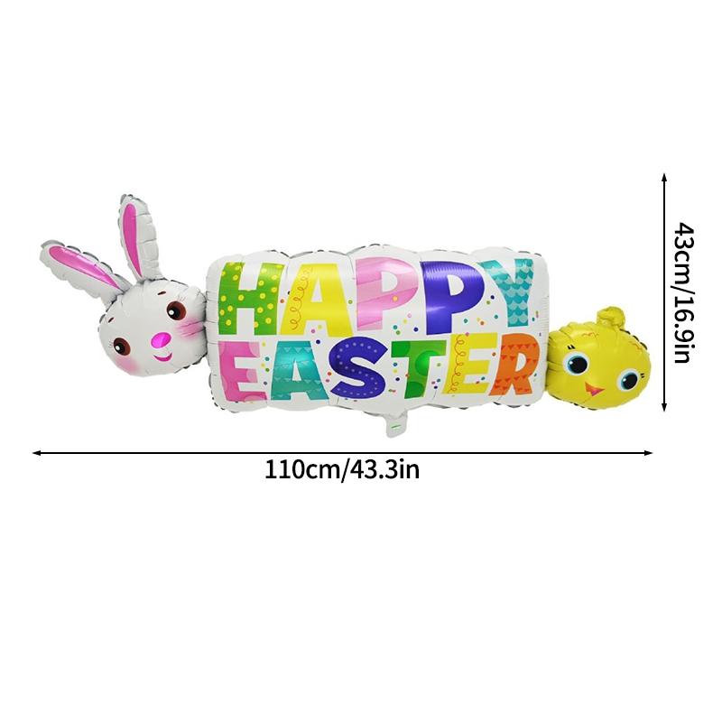 Aluminum Film Creative Pet Pet Balloons Rabbit Dog Cat Balloons Walking-With-Wheels Baby Shower Birthday Party Easter Balloons