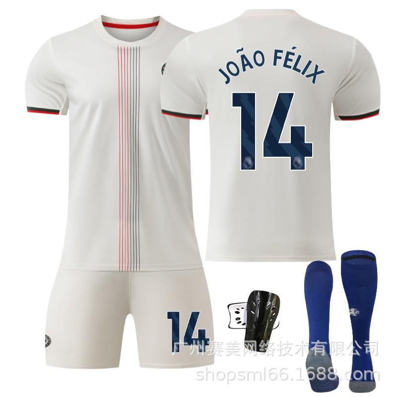 26 Football Uniform No. 10 Palmer Jersey 8 Enzo 24 Chelsea Away Suit Men's 20