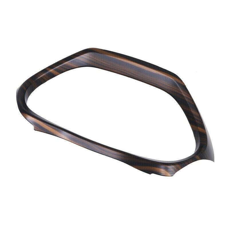 For Toyota Venza 2021-2023 ABS Wood Grain Front Dashboard Frame Decor Cover Trim