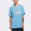 Adidas Originals Henry Jones Nora Cartoon Pattern Printed Round Neck Short Sleeve T-Shirt Men T-Shirts Blue IU0119
