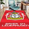 Bayer 04 Leverkusen Muster Teppich, Indoor/Outdoor Matte, für Picknick, Spielzimmer, Schlafzimmer, Büro, Wohnzimmer, Heimdeko Teppich, Geburtstagsgeschenk