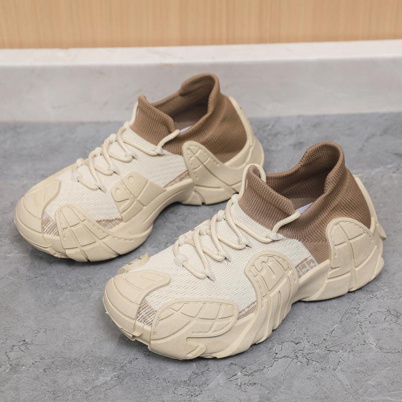 Casual socks shoes summer fly-woven breathable sports casual shoes women's fashion versatile trendy shoes