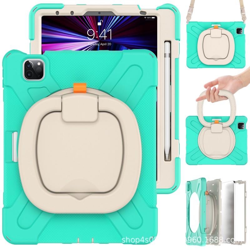 IPad 10th Gen Case Pro 11/12.9 Mini 6 Silicone Shockproof Cover With Stand Pencil Holder