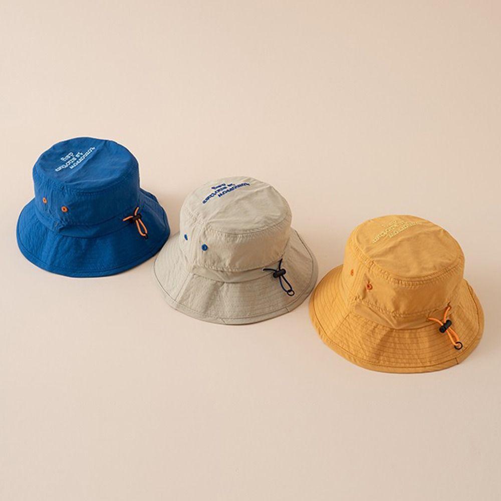 Cute Sun Cap UV Protection Beach Cap Outdoor Kids Bucket Hat  Toddler
