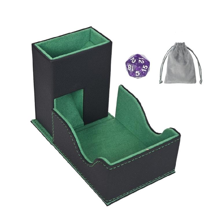 Magnetic Dices Tray Compact Design With Removable Tower Structure for Strategic Board Game