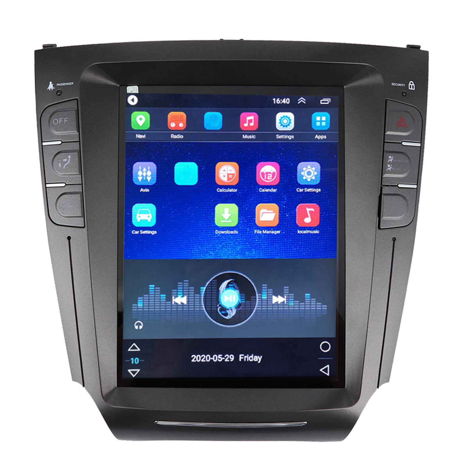 

10,4-дюймовая автомобильная стереосистема GPS-навигации, портретная ориентация, подходит для IS200 IS250 IS300 IS350 20052012