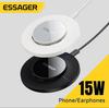 Essager Magnetic 15W Wireless Charger Fast Charging Pad Stand for iPhone 17 16 15 14 Series, Samsung & Wireless Earphones